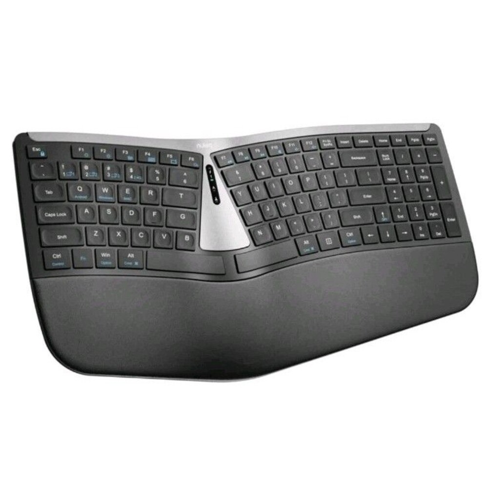Nulea RT07B Wireless Ergonomic Split Keyboard Bluetooth USB-C - NEW